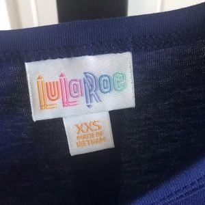 Navy lularoe dress, barely worn